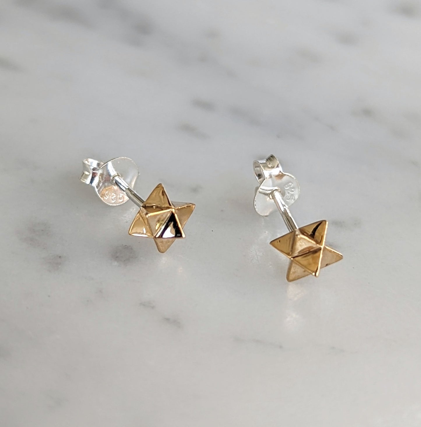 Merkaba Stud Earrings