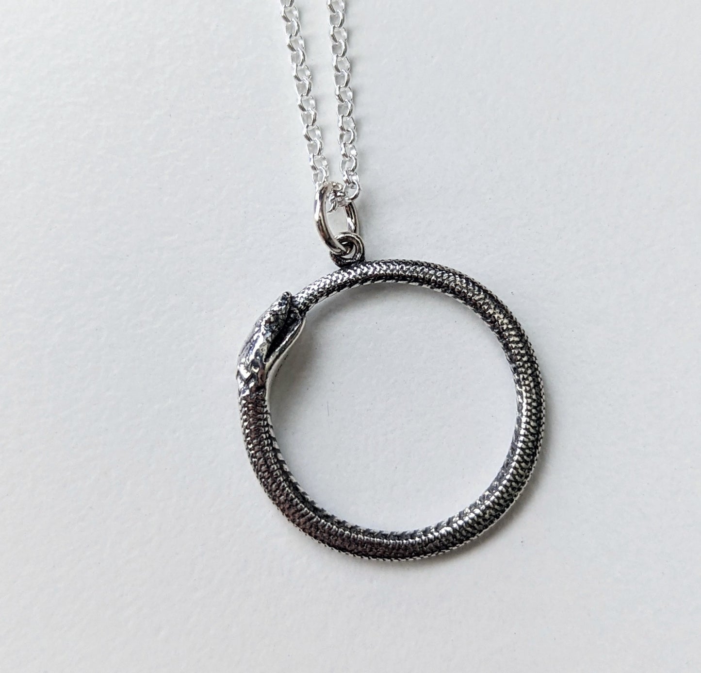 Sterling Ouroboros Necklace