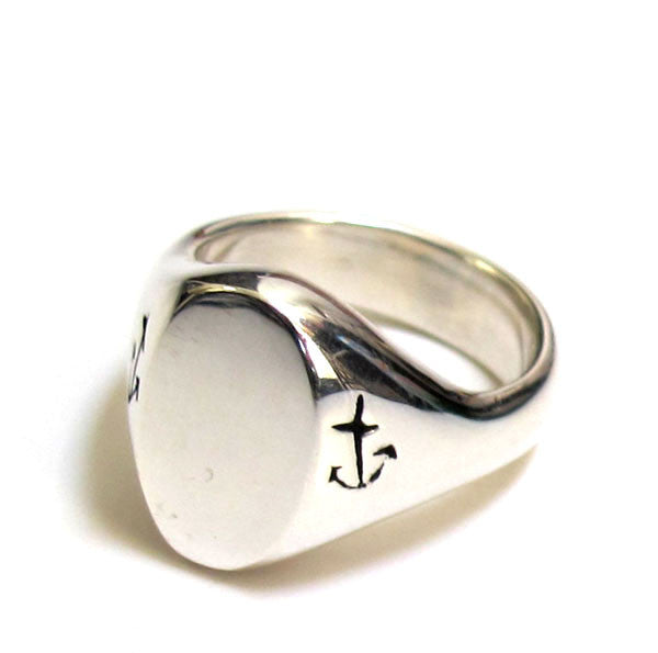 Anchor Signet Ring