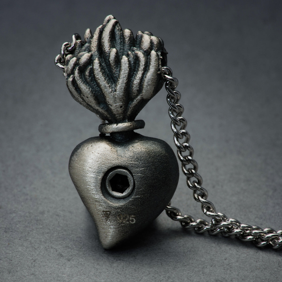 Sacred Heart Urn Necklace