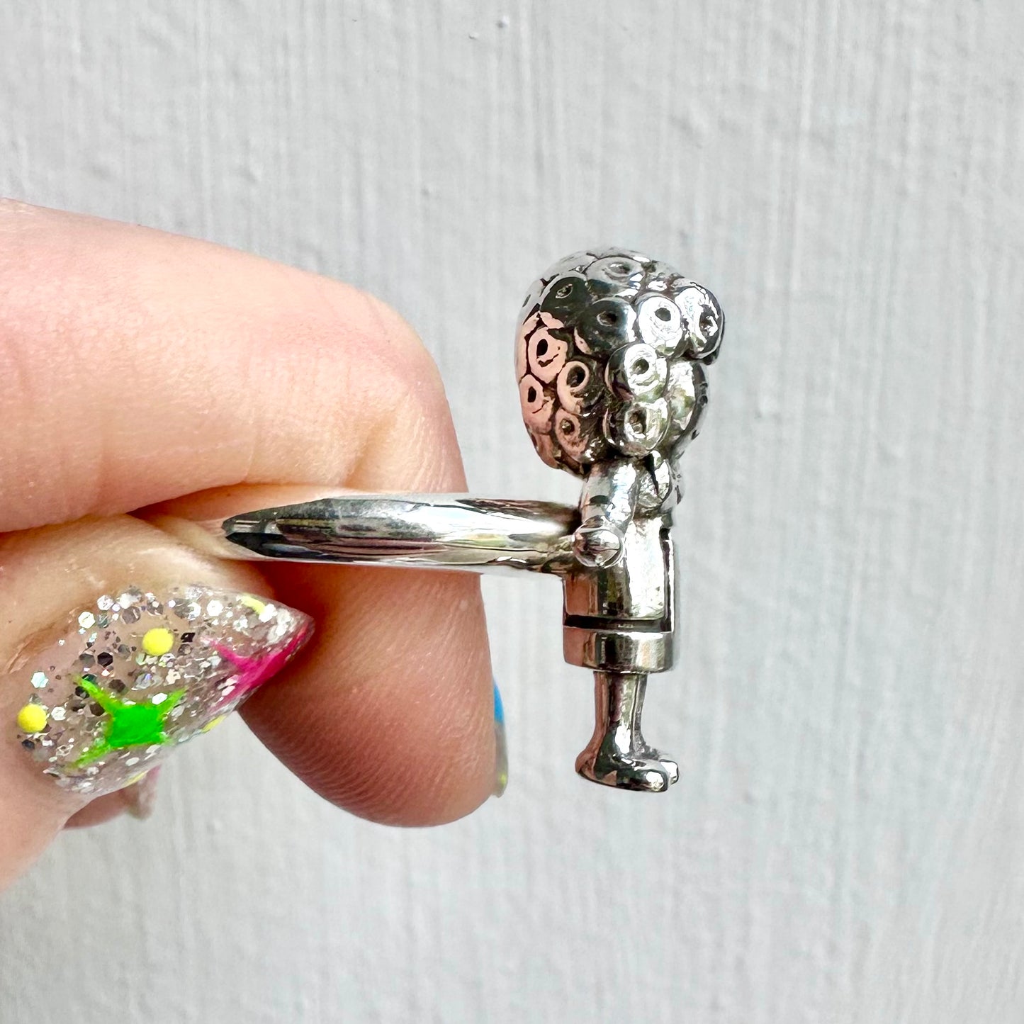 Sterling Silver Polly Doll Ring