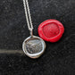 May It Watch Over You Wax Seal Necklace