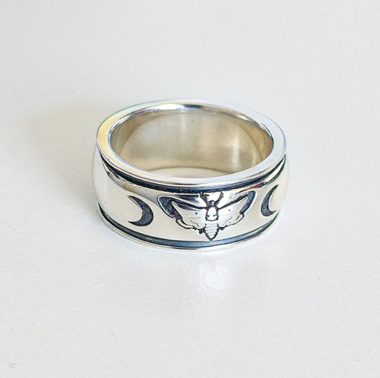Death Moth Ring