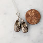 Antique Baby Booties Necklace