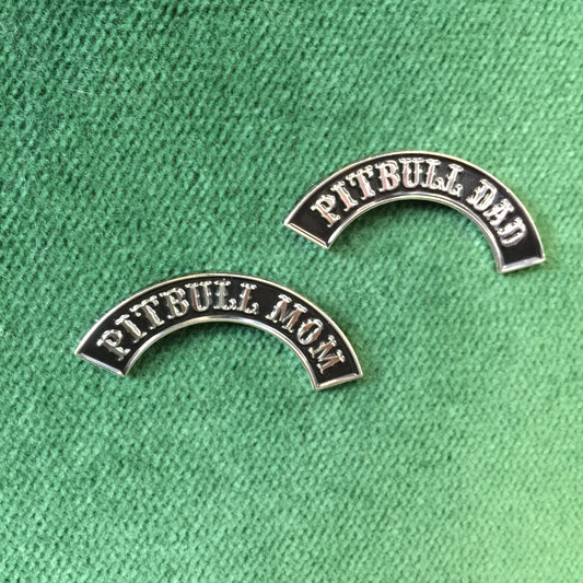 Pitbull Mom-Dad Pin