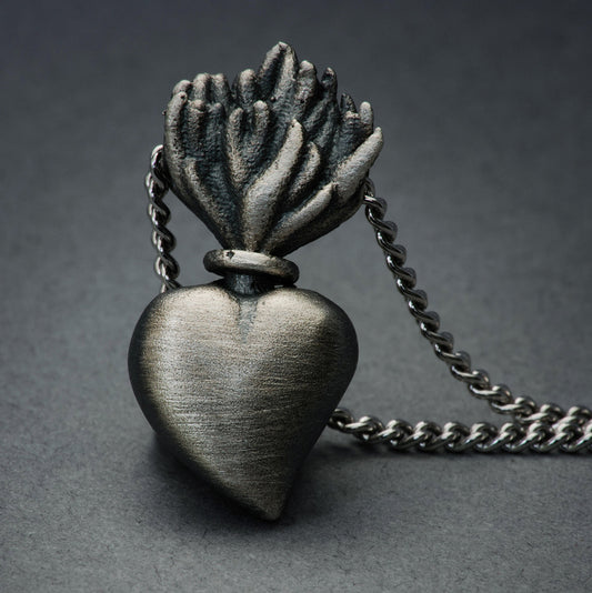 Sacred Heart Urn Necklace