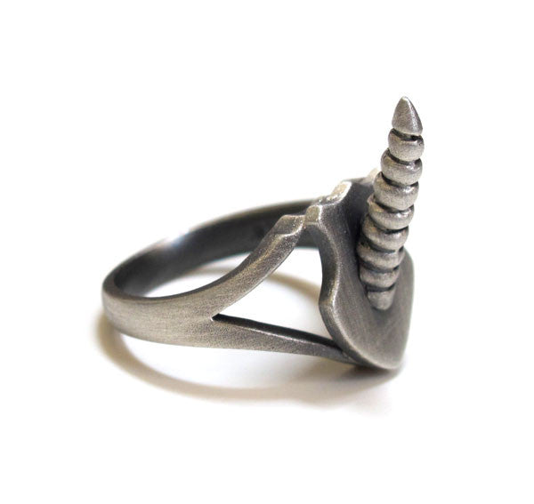 Mounted Unicorn Horn Ring